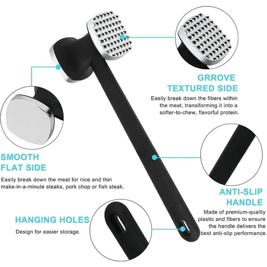 Dual-Sided Steak Tenderizer Mallet