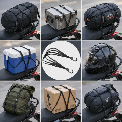 Elastic Bike Parcel Holder Net Belt