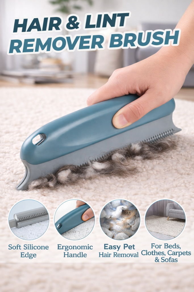 Silicone Pet Hair Remover Brush